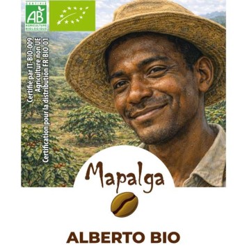 Café grain ALBERTO BIO - 250g - MAPALGA
