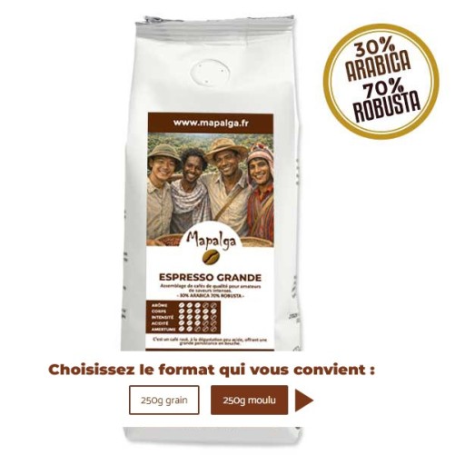 Café ESPRESSO GRANDE 250g - MAPALGA