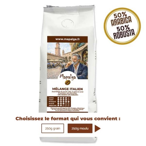 Café MÉLANGE ITALIEN 250g - MAPALGA