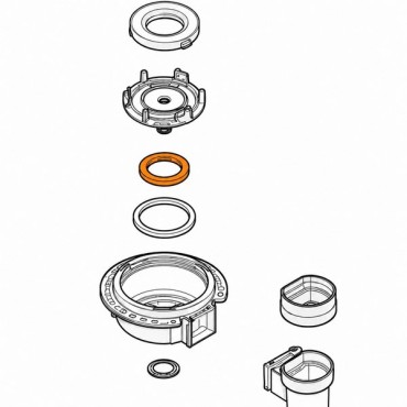 Joint coussinet axial pour moulin 123030300 / 996530011183 / 421940220471 - SAECO GAGGIA PHILIPS