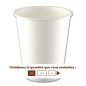 Gobelet carton blanc 180 ml - 7oz