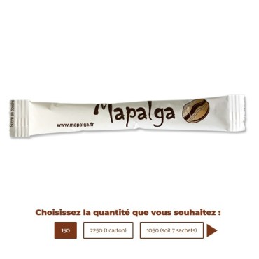 Bûchette de sucre blanc de 3 g