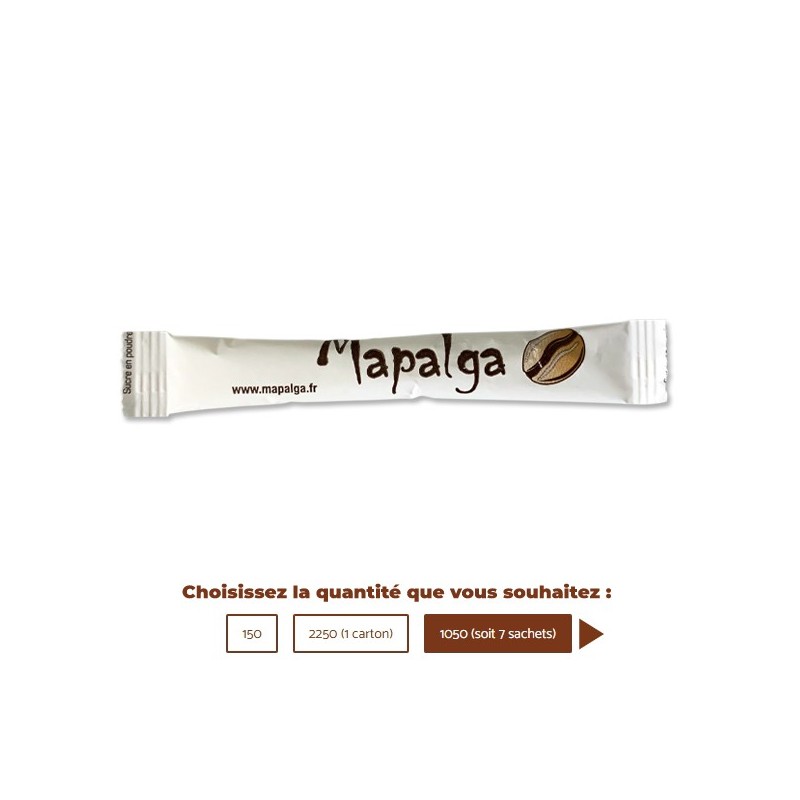 Sucre sachet 3g x 150 - MAPALGA Sucre sachet 3g x 150 - MAPALGA