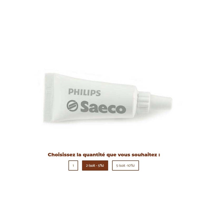 Tube graisse silicone 421945031791 SAECO GAGGIA PHILIPS