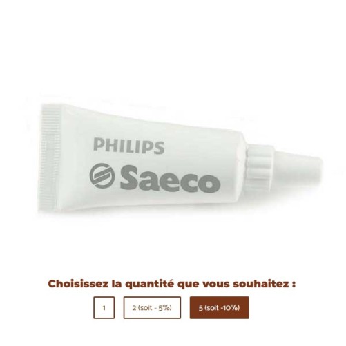 Tube de graisse silicone  origine SAECO GAGGIA PHILIPS 5g