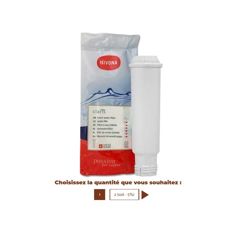 Cartouche filtrante origine CLARIS NIRF 700 NIVONA Cartouche filtrante origine CLARIS NIRF 700 NIVONA