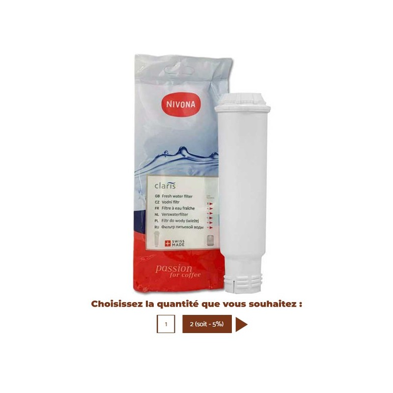 Cartouche filtrante origine CLARIS NIRF 700 NIVONA Cartouche filtrante origine CLARIS NIRF 700 NIVONA