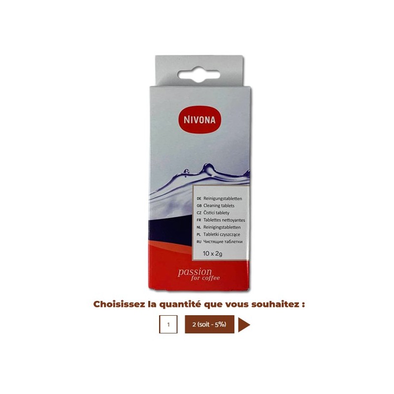 Tablettes de nettoyage NIRT701 (10 tablettes) - NIVONA Tablettes de nettoyage NIRT701 (10 tablettes) - NIVONA
