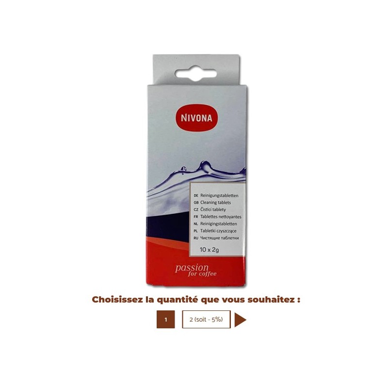 Tablettes de nettoyage NIRT701 (10 tablettes) - NIVONA Tablettes de nettoyage NIRT701 (10 tablettes) - NIVONA
