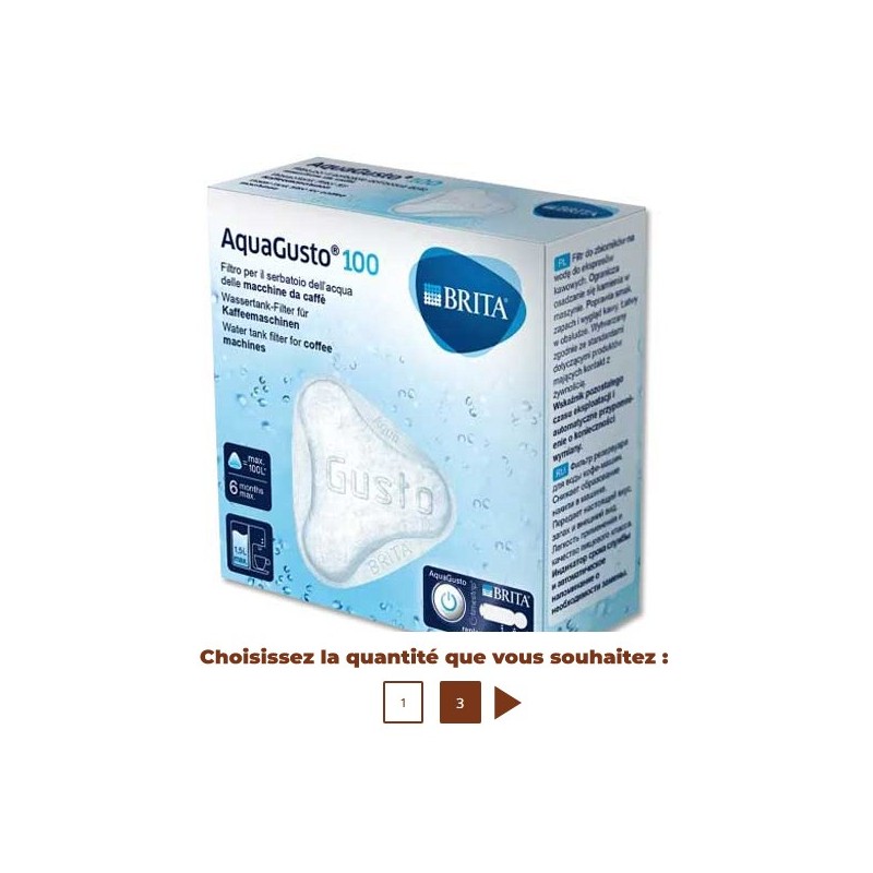 Filtre Universel Brita Aqua Gusto 100 litres 1018872 Filtre Universel Brita Aqua Gusto 100 litres 1018872