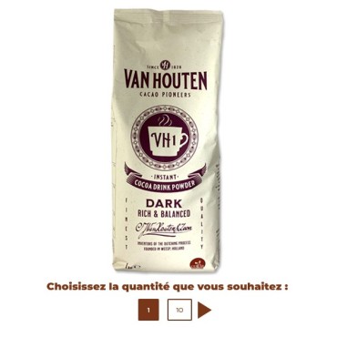 Boisson chocolat Dream choco drink VH1 15% cacao 1kg - VAN HOUTEN