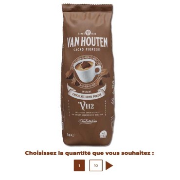 Boisson chocolat Dream choco drink VH2 VAN HOUTEN