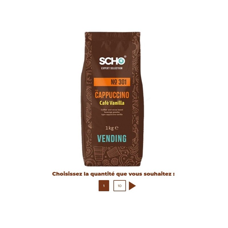 Chocolat café vanille N°301 1 kg - SCHO Chocolat café vanille N°301 1 kg - SCHO