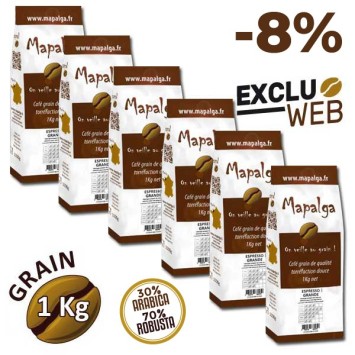 Café grain 1 Kg ESPRESSO GRANDE de MAPALGA