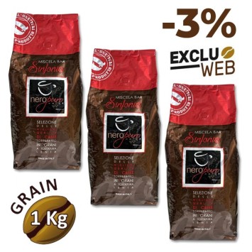 NERO PURO Café grain SINFONIA 1 Kg