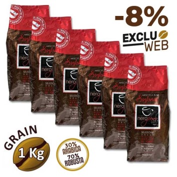 NERO PURO Café grain SINFONIA 1 Kg