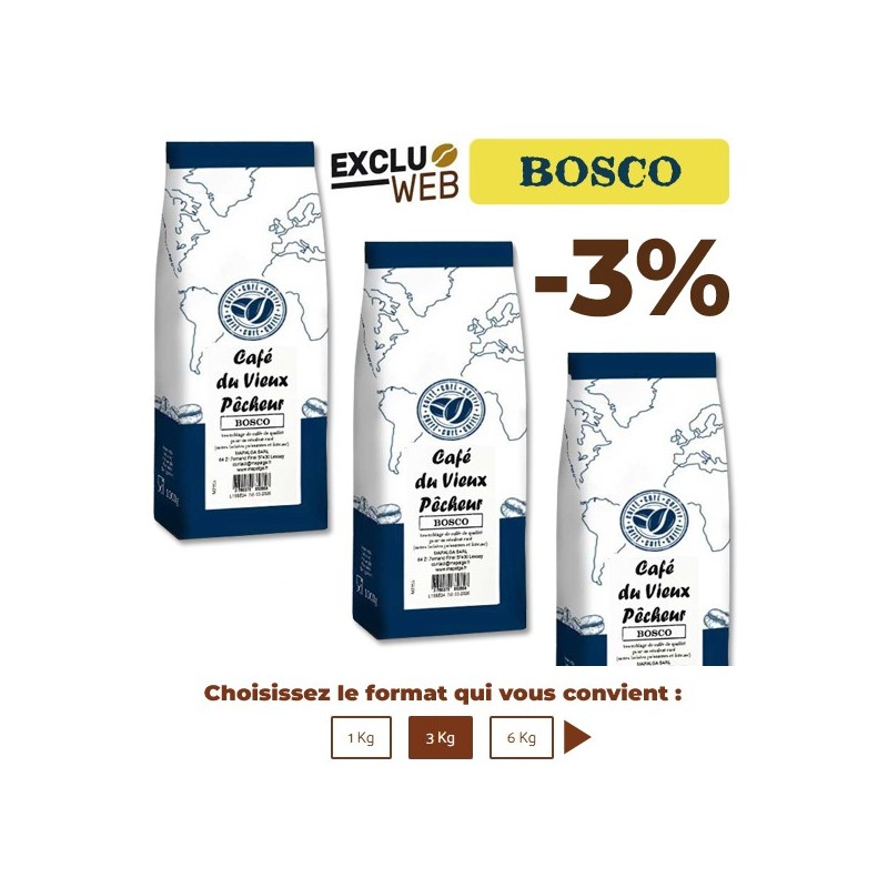 Café grand format BOSCO - CAFÉ DU VIEUX PÊCHEUR