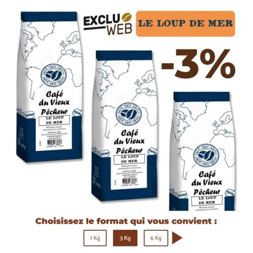 Café grand format LE LOUP DE MER - CAFÉ DU VIEUX PÊCHEUR
