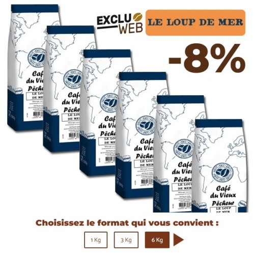 Café grand format LE LOUP DE MER - CAFÉ DU VIEUX PÊCHEUR