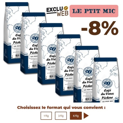 Café grand format LE PTIT MIC - CAFÉ DU VIEUX PÊCHEUR