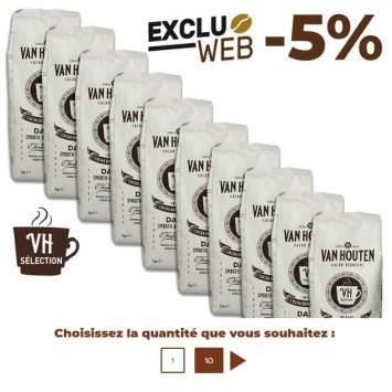 Chocolat en poudre VH Sélection 16% cacao 1 kg - VAN HOUTEN
