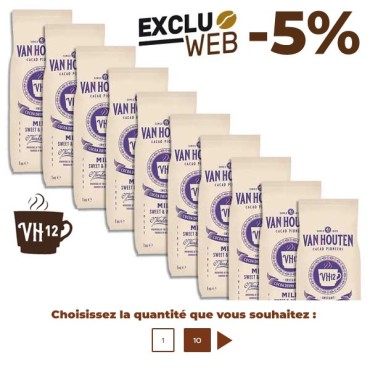 Boisson au chocolat en poudre VH12 1 kg - VAN HOUTEN