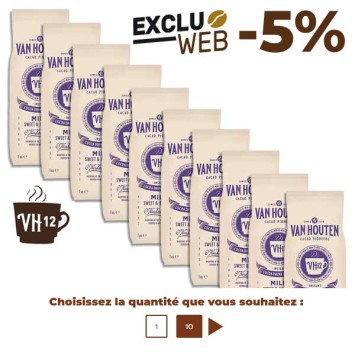 Boisson au chocolat en poudre VH12 1 kg - VAN HOUTEN