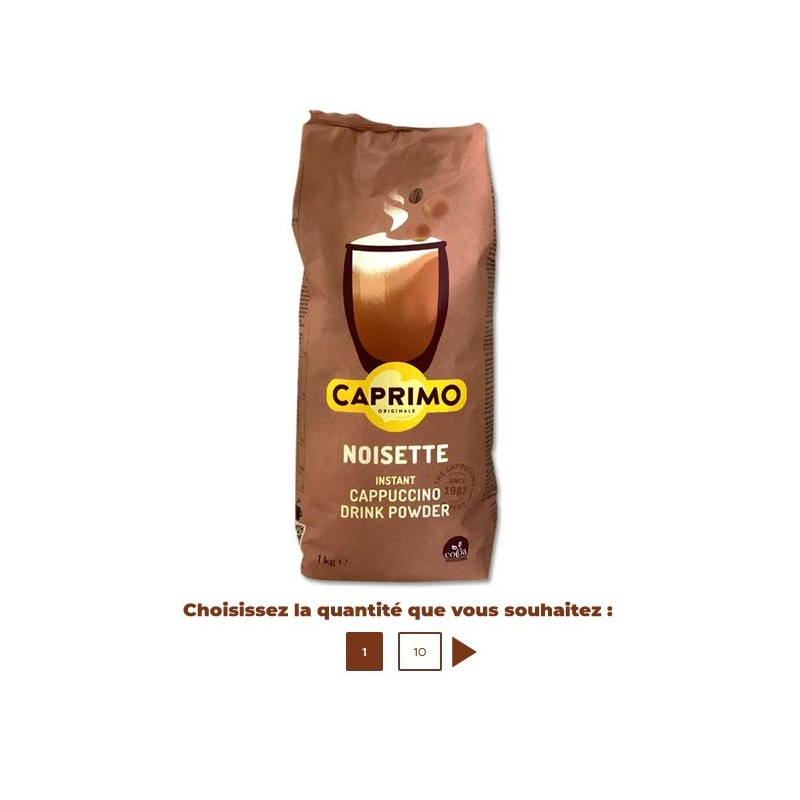 Café Cappuccino Noisette 1Kg - CAPRIMO Café Cappuccino Noisette 1Kg - CAPRIMO