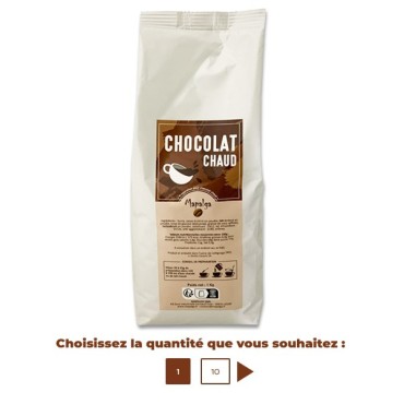 Chocolat chaud instantané MAPALGA 1Kg 25% de cacao