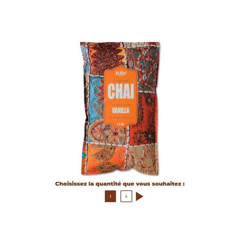 Chai latte Vanilla 1,5 Kg - KAV ORIENT
