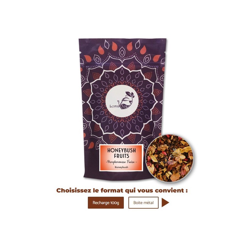HONEYBUSH fruits VRAC 100g - LOMATEA HONEYBUSH fruits VRAC 100g - LOMATEA