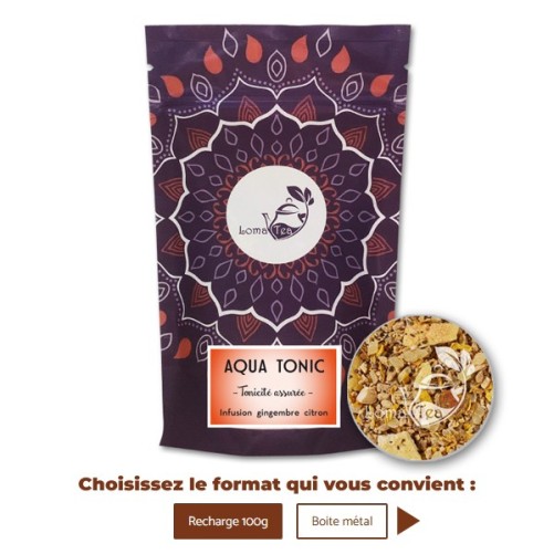 Infusion AQUA TONIC VRAC 100g - LOMATEA