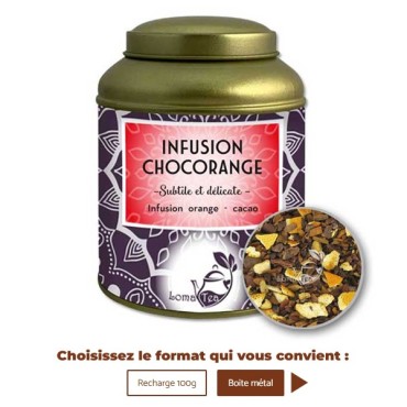 Infusion CHOCORANGE VRAC 100g - LOMATEA