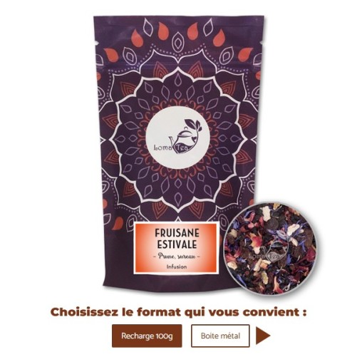 Infusion FRUISANE ESTIVALE VRAC 100g - LOMATEA