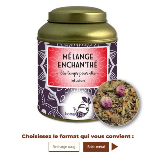 Infusion MÉLANGE ENCHAN'THÉ VRAC 100g - LOMATEA