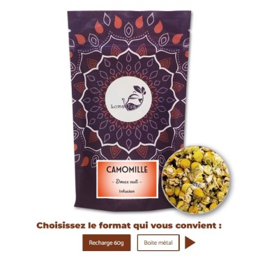 Infusion CAMOMILLE VRAC 60g - LOMATEA