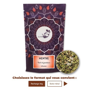 LOMATEA Infusion MENTHE POIVRÉE VRAC 70 g