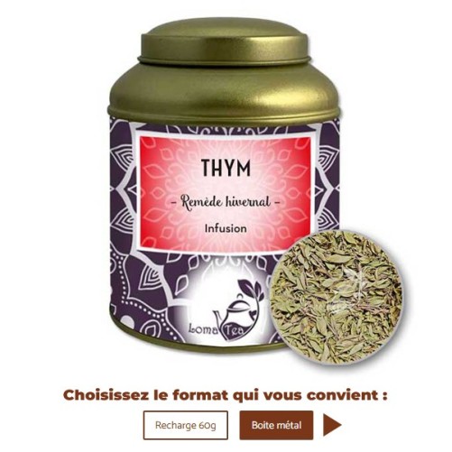 Infusion THYM VRAC 60g - LOMATEA