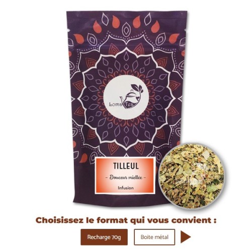 Infusion LOMATEA TILLEUL VRAC 70 g