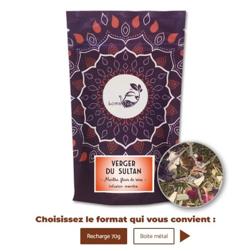 LOMATEA Infusion VERGER DU SULTAN VRAC 70g