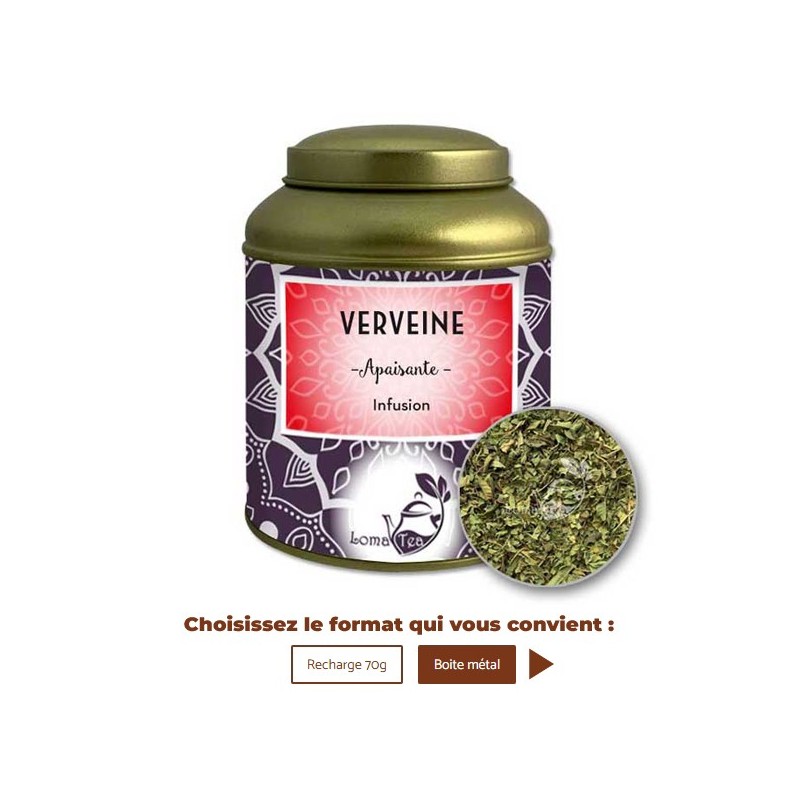 Infusion VERVEINE VRAC 70g - LOMATEA