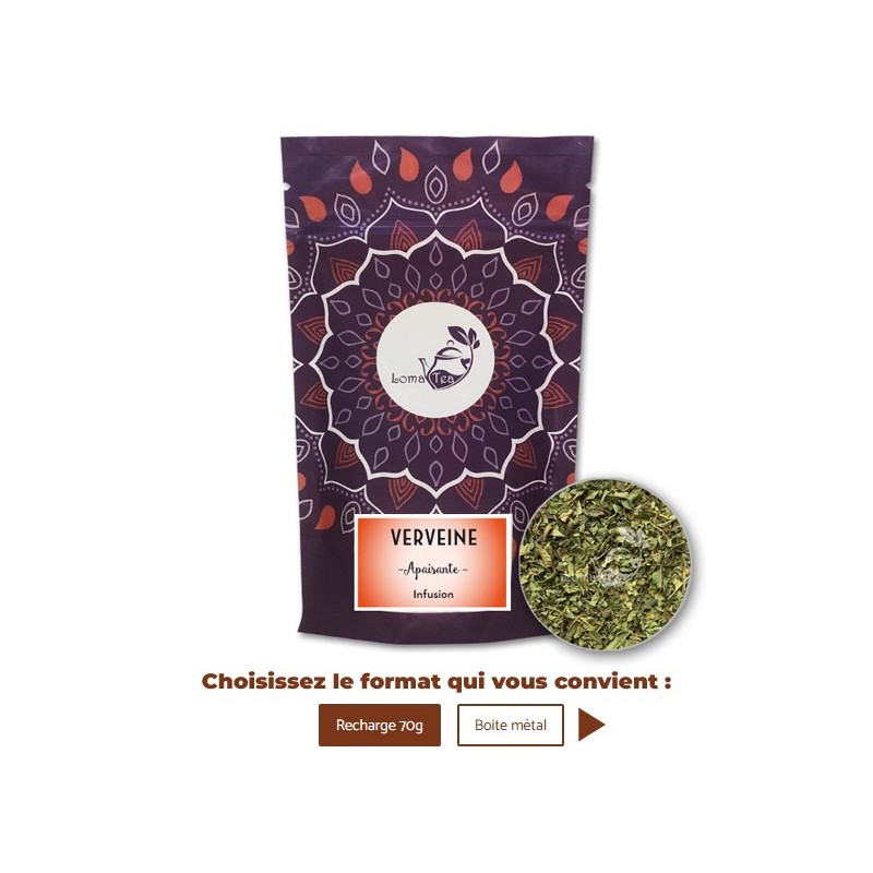 Infusion VERVEINE VRAC 70g - LOMATEA Infusion VERVEINE VRAC 70g - LOMATEA