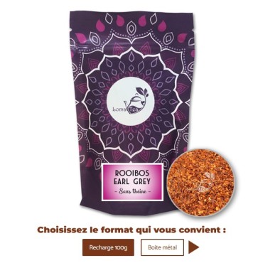 Rooibos EARL GREY VRAC 100g - LOMATEA