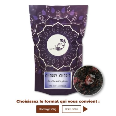 Thé noir CHERRY CHÉRIE VRAC 100g - LOMATEA