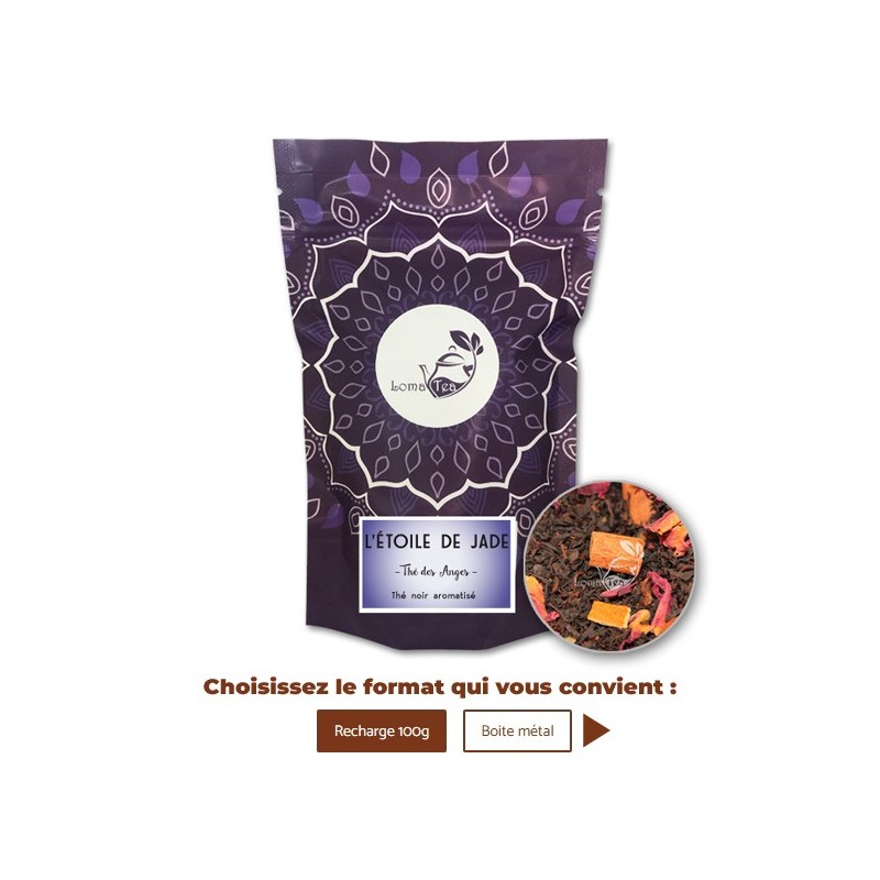 Thé noir L'ETOILE DE JADE VRAC 100g - LOMATEA