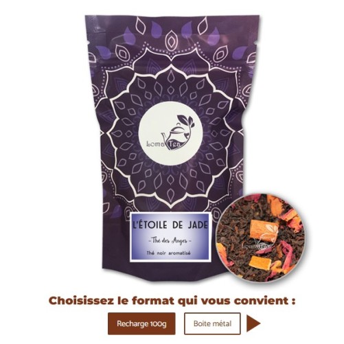 Thé noir L'ETOILE DE JADE VRAC 100g - LOMATEA