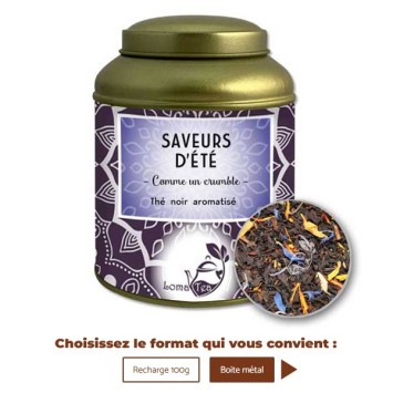 Thé noir vrac 100g SAVEURS D'ÉTÉ LOMATEA