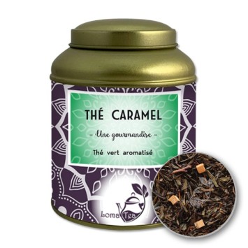Thé vert caramel vrac LOMATEA 100g