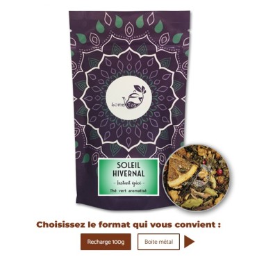 Thé vert SOLEIL HIVERNAL VRAC 100g - LOMATEA