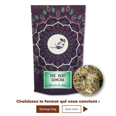 Thé vert SENCHA VRAC 100g - LOMATEA